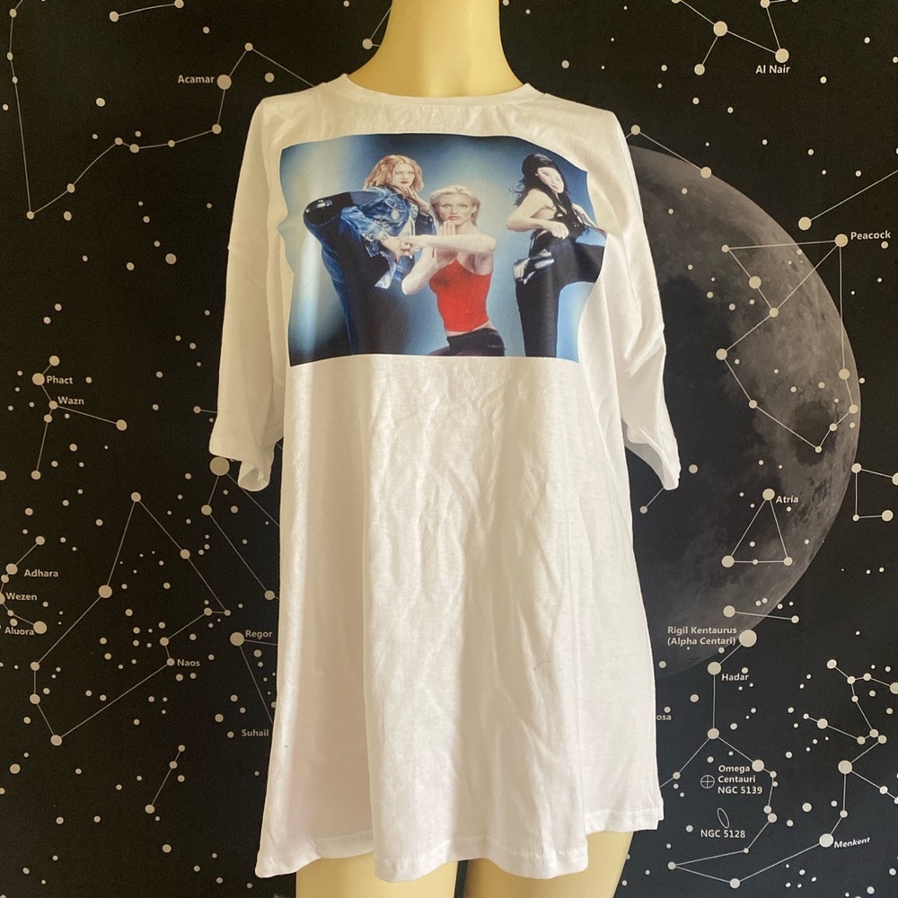 Charlie’s Angels graphic tee.